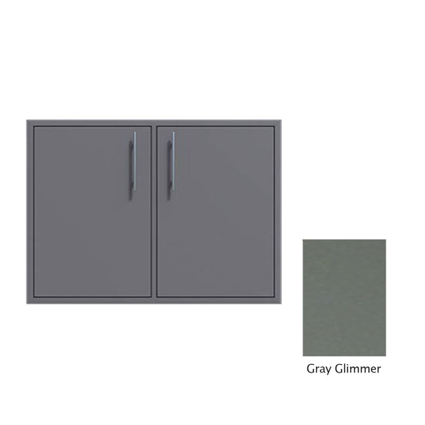 Canyon Series 40"w by 29"h Double Door Enclosure w/ Adj. Shelf In Grey Glimmer - CAN014-F01-TexturedGreyGlimmer