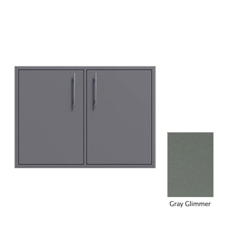 Canyon Series 30"w by 29"h Double Door Enclosure w/ Adj. Shelf In Grey Glimmer - CAN008-F01-TexturedGreyGlimmer