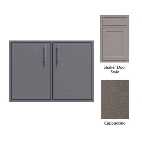 Canyon Series Shaker Style 36"w by 29"h Double Access Door In Cappuccino - CAN011-F02-Shaker-Cappuccino