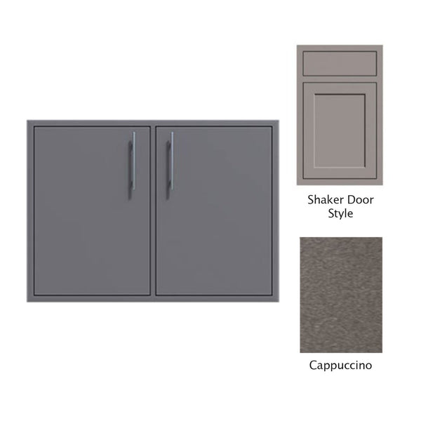 Canyon Series Shaker Style 40"w by 29"h Double Access Door In Cappuccino - CAN014-F02-Shaker-Cappuccino