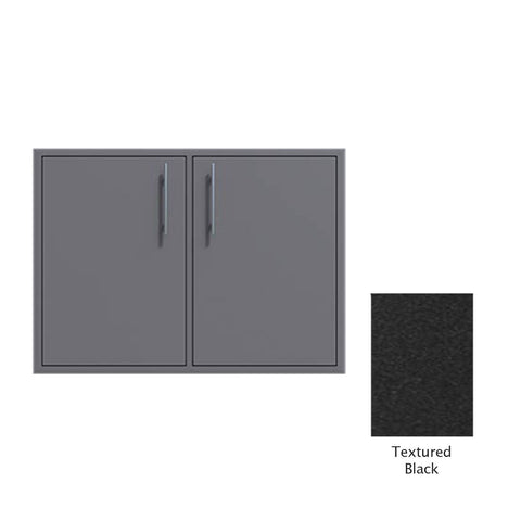 Canyon Series 40"w by 29"h Double Access Door In Textured Black - CAN014-F02-TexturedBlack