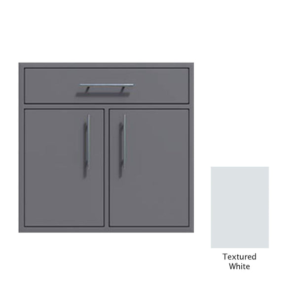 Canyon Series 30"w by 29"h Double Door, Drawer Enclosure w/ Adj. Shelf In Textured White - CAN009-F01-TexturedWhite