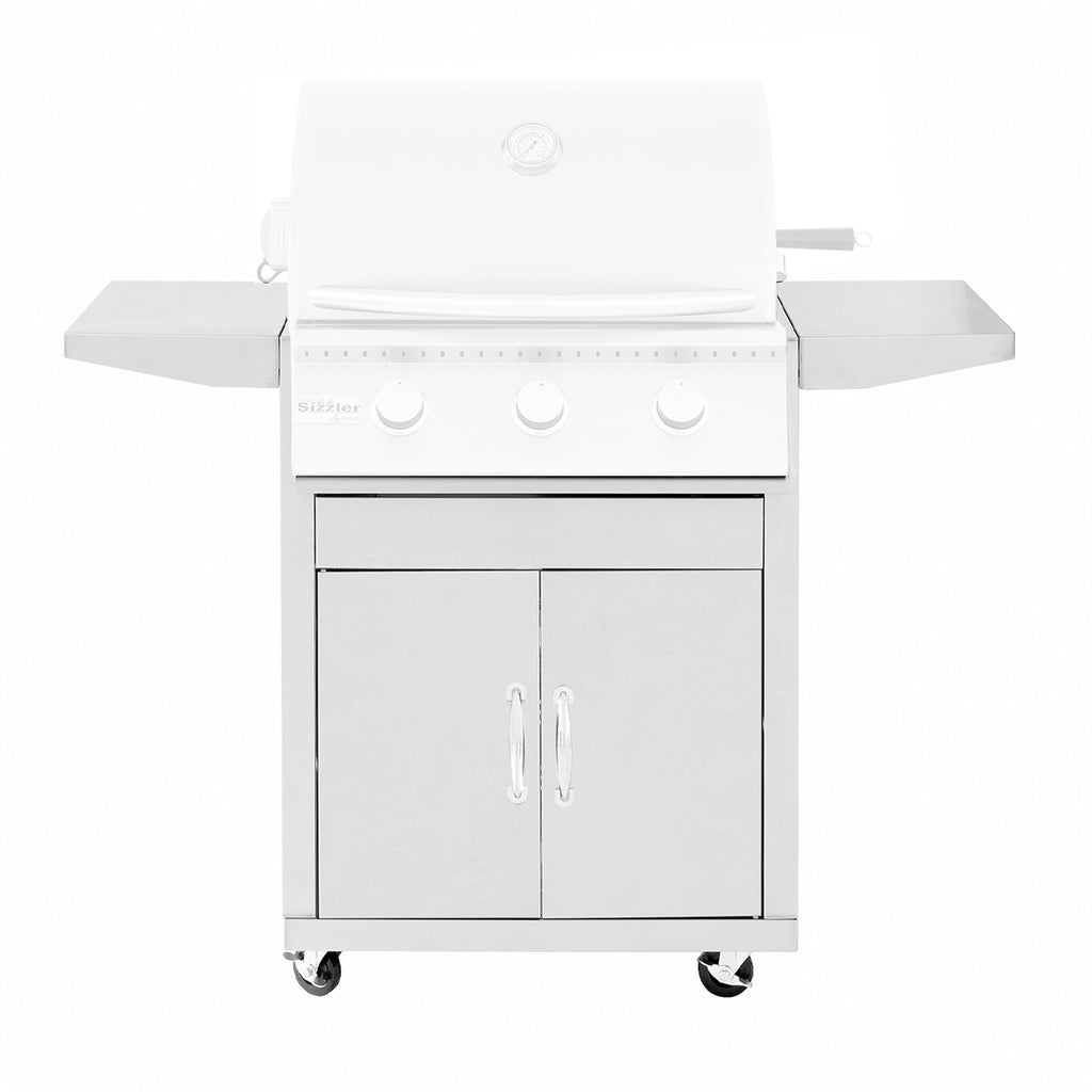 Summerset Stainless Steel Cart for 26-Inch Sizzler Grills (Cart Only) - CART-SIZ26