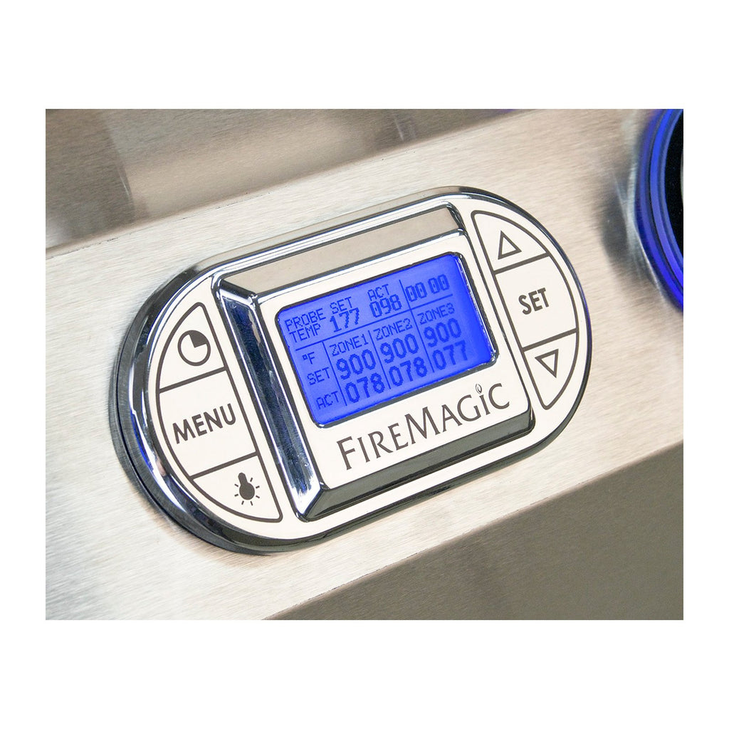Fire Magic Echelon Diamond E1060i 48-Inch Natural Gas Built-In Grill w/ Backburner, Rotisserie Kit and Digital Thermometer - E1060I-8E1N