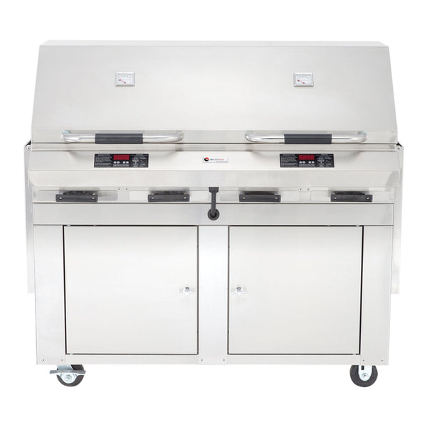 Electri-Chef Diamond 48-Inch 8360 Volt Electric Freestanding Grill On Cart With Dual Temperature Control - 8800-EC-1056-CB-D-48