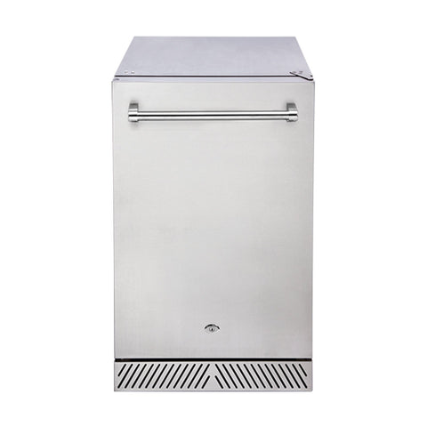 Delta Heat 20-Inch 4.1c Stainless Steel Outdoor Refrigerator w/ Door Lock - DHOR20