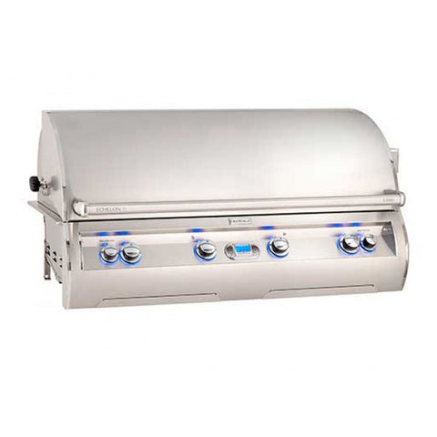 Fire Magic Echelon Diamond E1060i 48-Inch Propane Gas Built-In Grill w/ Backburner, Rotisserie Kit and Digital Thermometer - E1060I-8E1P