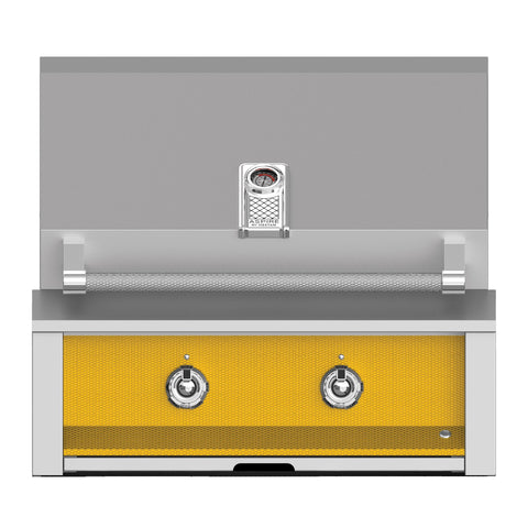 Aspire by Hestan 30-Inch Natural Gas Built-In Grill, 2 U-Burners (Sol Yellow) - EAB30-NG-YW