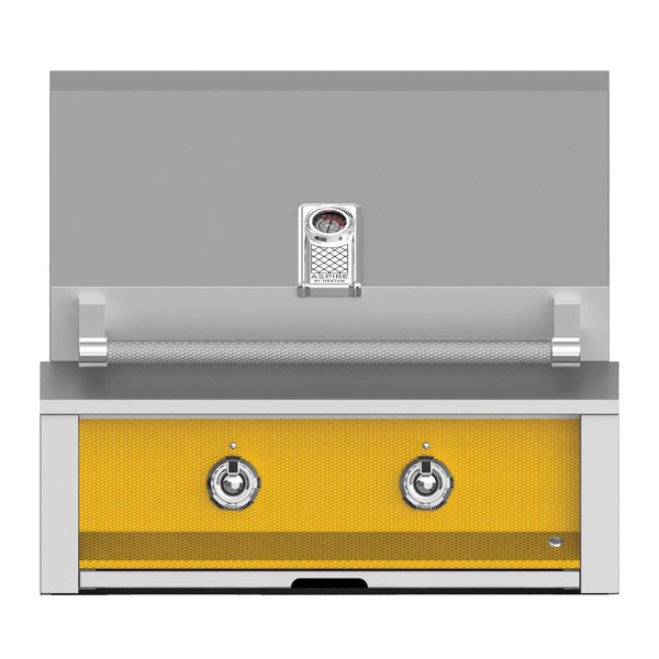 Aspire by Hestan 30-Inch Propane Gas Built-In Grill, 2 U-Burners (Sol Yellow) - EAB30-LP-YW