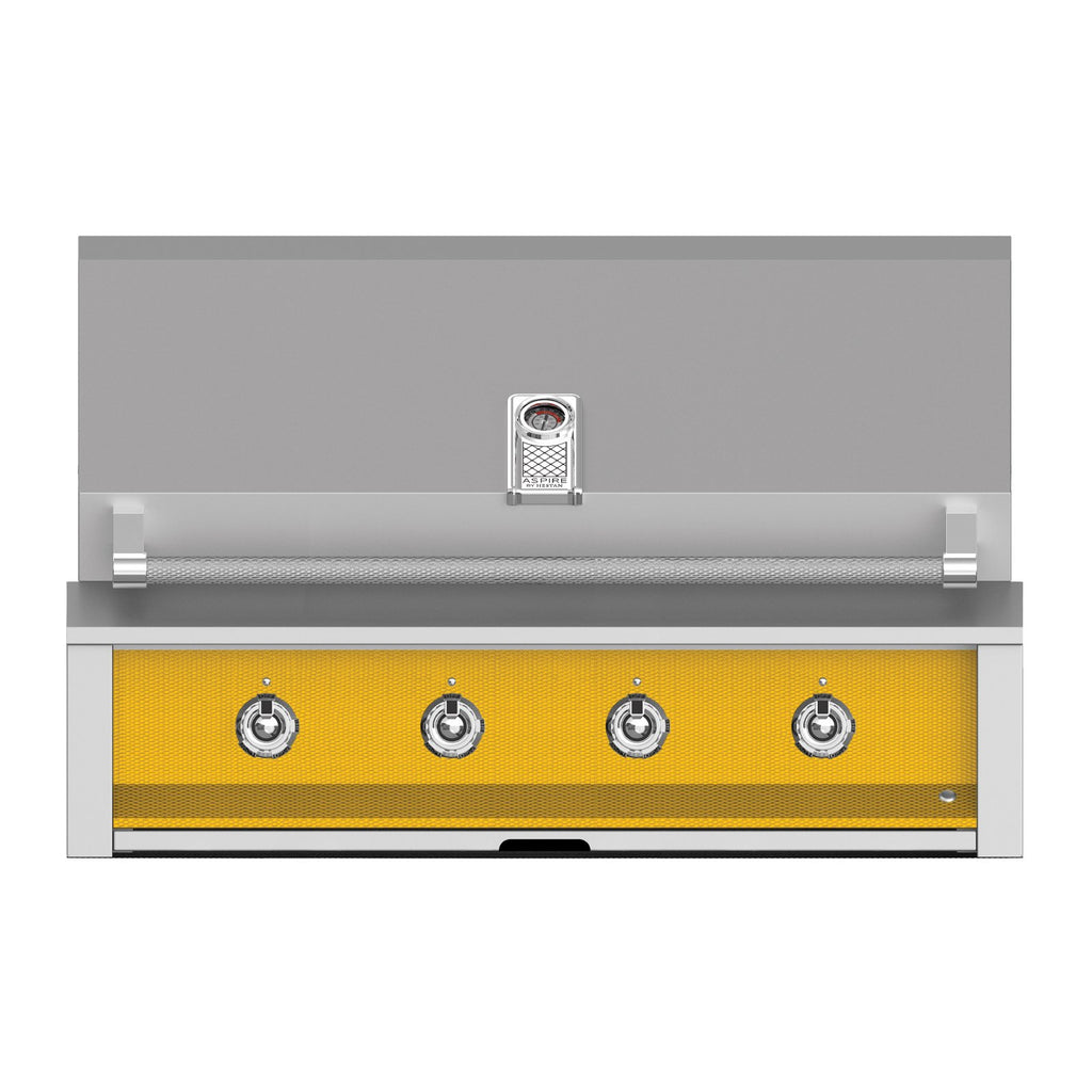 Aspire by Hestan 42-Inch Natural Gas Built-In Grill, 4 U-Burners (Sol Yellow) - EAB42-NG-YW
