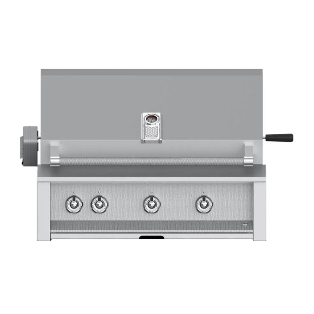 Aspire by Hestan 36-Inch Natural Gas Built-In Grill, 3 U-Burners w/ Rotisserie (Stainless Steel) - EABR36-NG