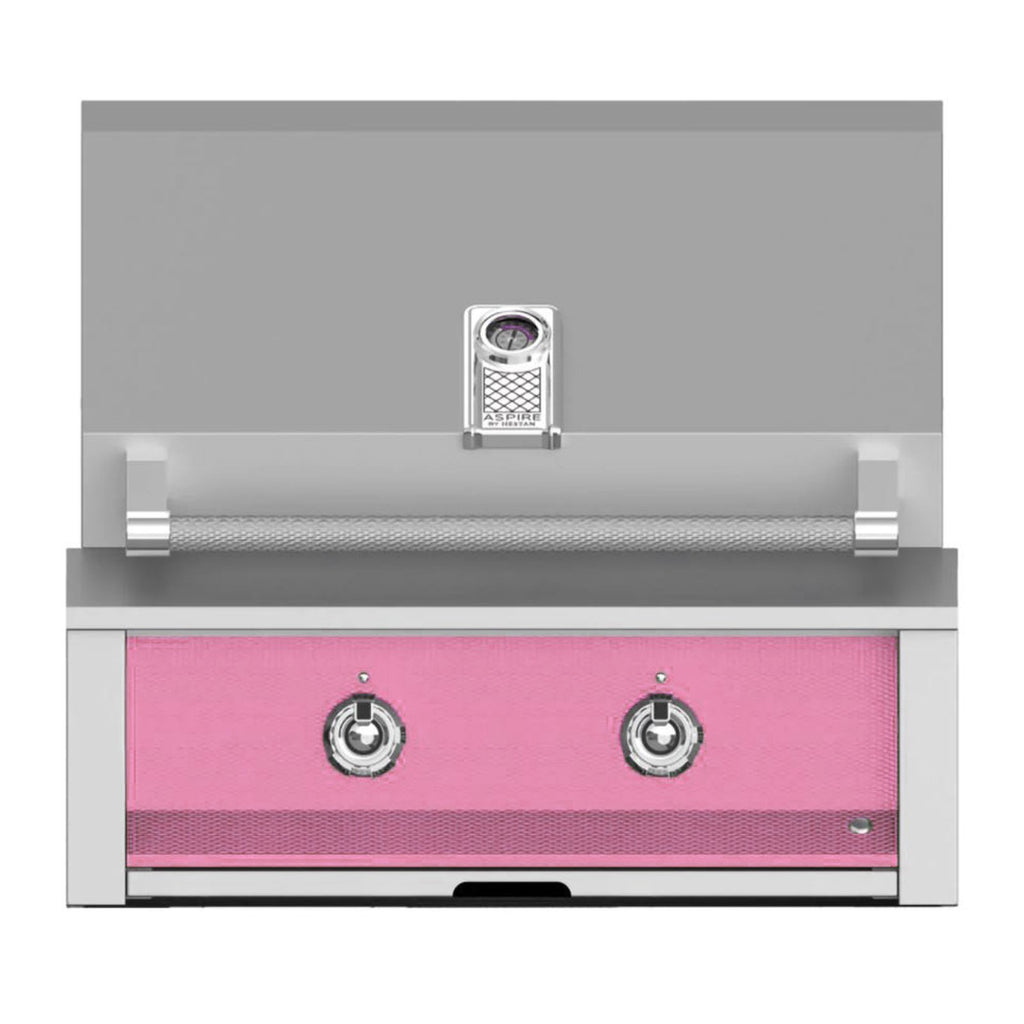 Aspire by Hestan 30-Inch Natural Gas Built-In Grill, 1 U-Burner and 1 Sear (Reef Pink) - EMB30-NG-PK