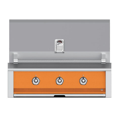 Aspire by Hestan 36-Inch Propane Gas Built-In Grill, 2 U-Burner and 1 Sear (Citra Orange) - EMB36-LP-OR