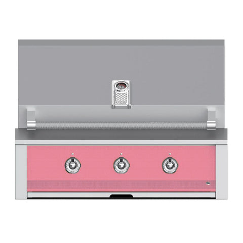 Aspire by Hestan 36-Inch Propane Gas Built-In Grill, 2 U-Burner and 1 Sear (Reef Pink) - EMB36-LP-PK