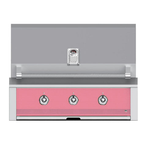 Aspire by Hestan 36-Inch Natural Gas Built-In Grill, 2 U-Burner and 1 Sear (Reef Pink) - EMB36-NG-PK