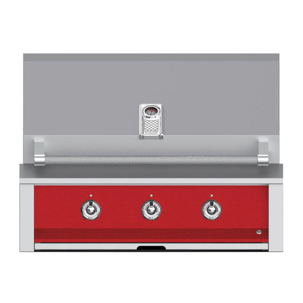 Aspire by Hestan 36-Inch Propane Gas Built-In Grill, 2 U-Burner and 1 Sear (Matador Red) - EMB36-LP-RD
