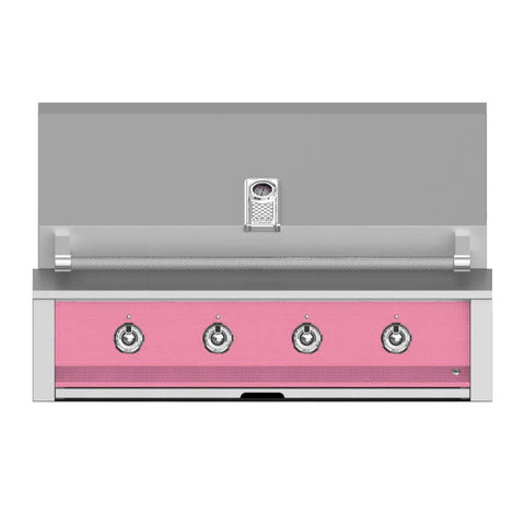 Aspire by Hestan 42-Inch Natural Gas Built-In Grill, 3 U-Burner and 1 Sear (Reef Pink) - EMB42-NG-PK