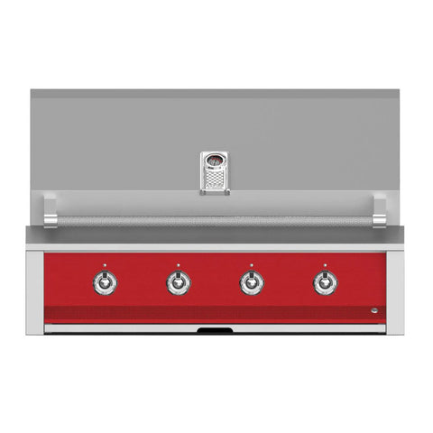 Aspire by Hestan 42-Inch Propane Gas Built-In Grill, 3 U-Burner and 1 Sear (Matador Red) - EMB42-LP-RD
