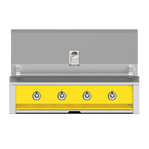 Aspire by Hestan 42-Inch Natural Gas Built-In Grill, 3 U-Burner and 1 Sear (Sol Yellow) - EMB42-NG-YW
