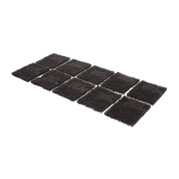 Evo Cooksurface Heavy Duty Cleaning Pad Gray #46, 10 Pack - 13-0110-AC