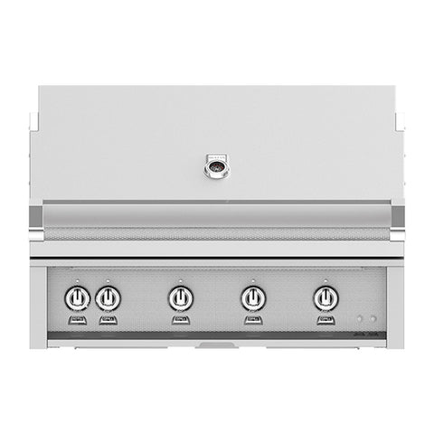Hestan 42-Inch Propane Gas Built-In Grill, 4 Sear w/ Rotisserie in Stainless Steel - GSBR42-LP