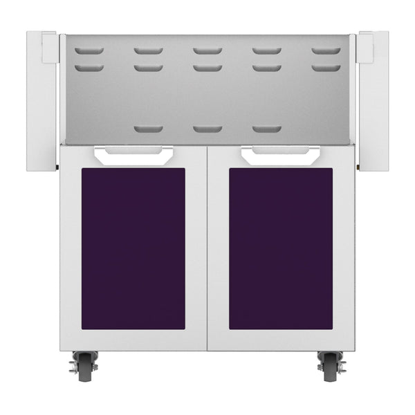 Hestan 30-Inch Double Door Grill Cart in Purple - GCD30-PP