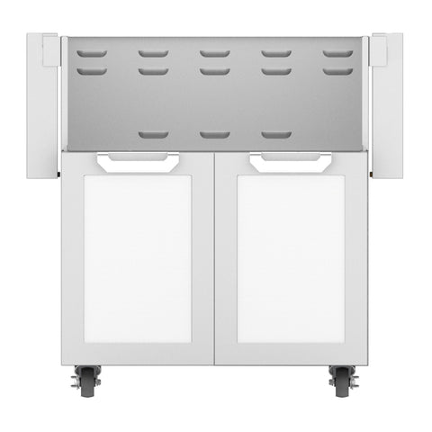 Hestan 30-Inch Double Door Grill Cart in White - GCD30-WH