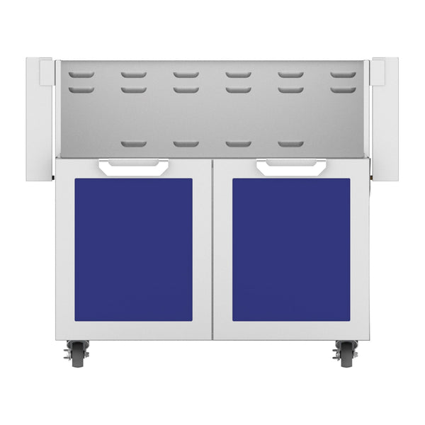 Hestan 36-Inch Double Door Grill Cart in Blue - GCD36-BU