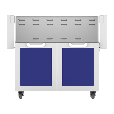 Hestan 36-Inch Double Door Grill Cart in Blue - GCD36-BU