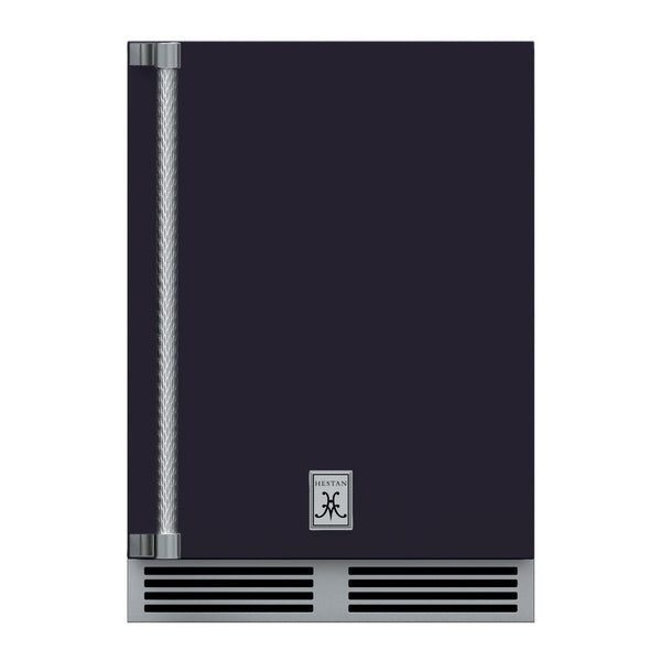 Hestan 24-Inch Outdoor Dual Zone Refrigerator Wine Storage w/ Solid Door and Lock (Right Hinge) in Purple - GRWSR24-PP
