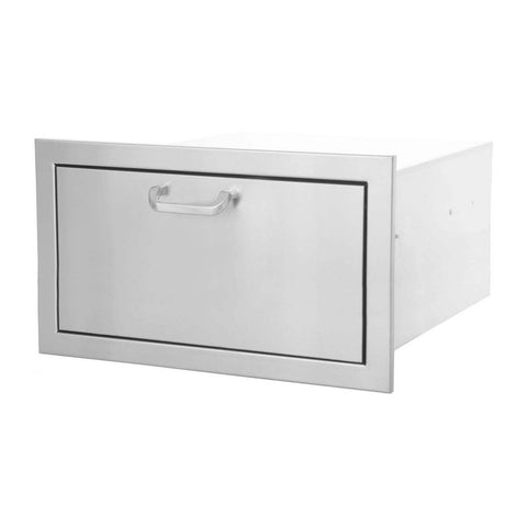 Grillscapes 30" x 15" Stainless Steel Single Access Drawer - GS-260-DR3015