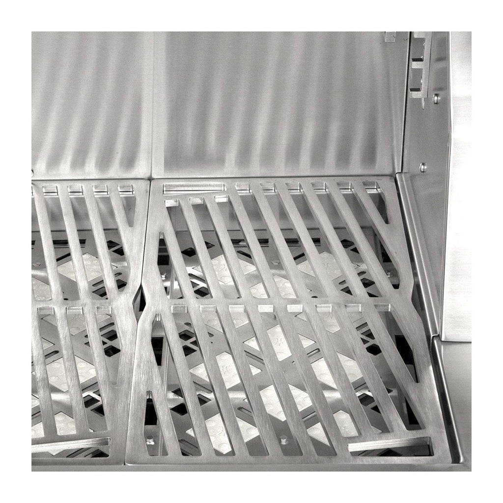 Hestan 42-Inch Natural Gas Built-In Grill, 4 Sear w/ Rotisserie in White - GSBR42-NG-WH