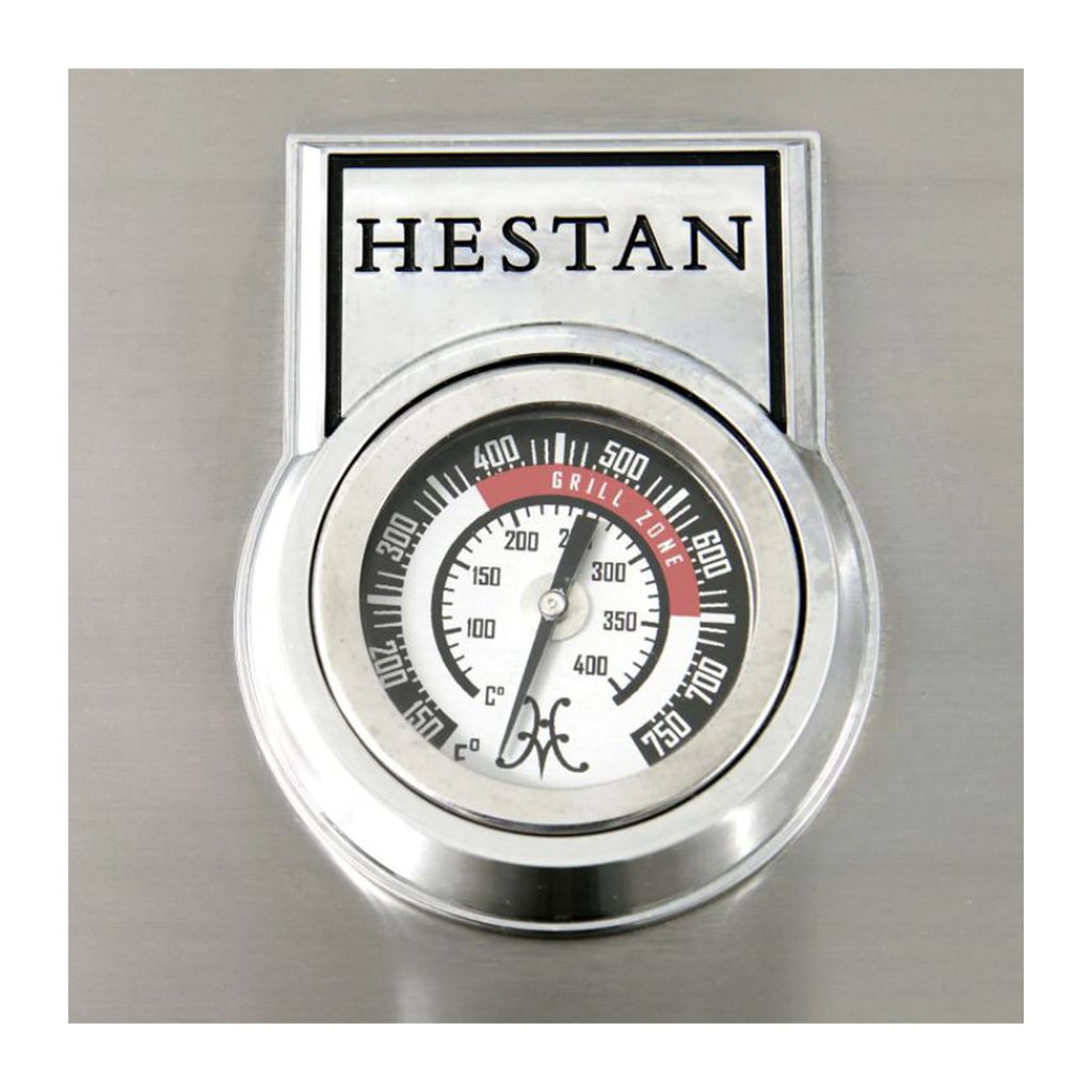 Hestan 36-Inch Propane Gas Freestanding Deluxe Grill with Double Side Burner - 3 Trellis w/ Rotisserie in Dark Gray - GABR36CX2-LP-GG