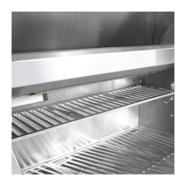 Hestan 36-Inch Natural Gas Built-In Grill, 1 Sear - 2 Trellis w/Rotisserie in Green - GMBR36-NG-GR