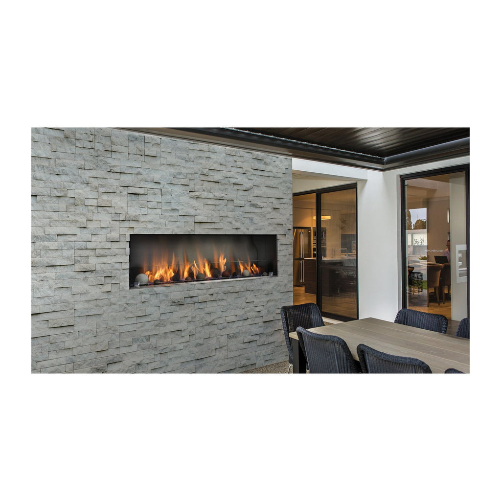 Barbara Jean 43-Inch Natural Gas 60,000 BTU Outdoor Single Sided Linear Fireplace - KFOFP4336S1