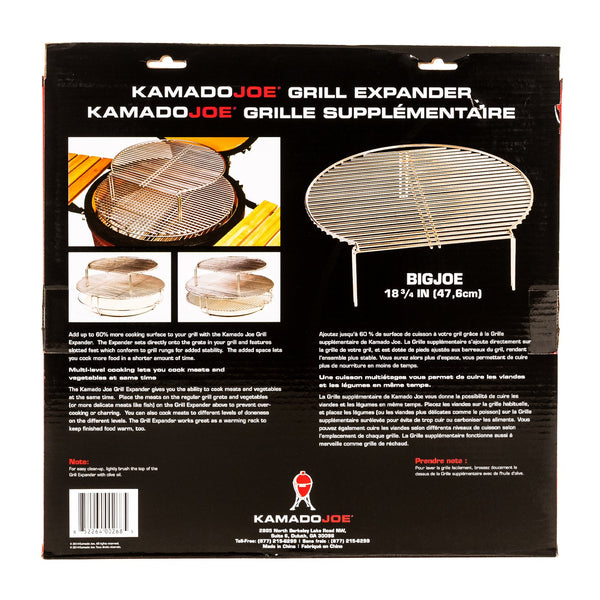 Kamado Joe Stainless Steel Grill Expander for 18-Inch Classic Joe's - KJ-SCS