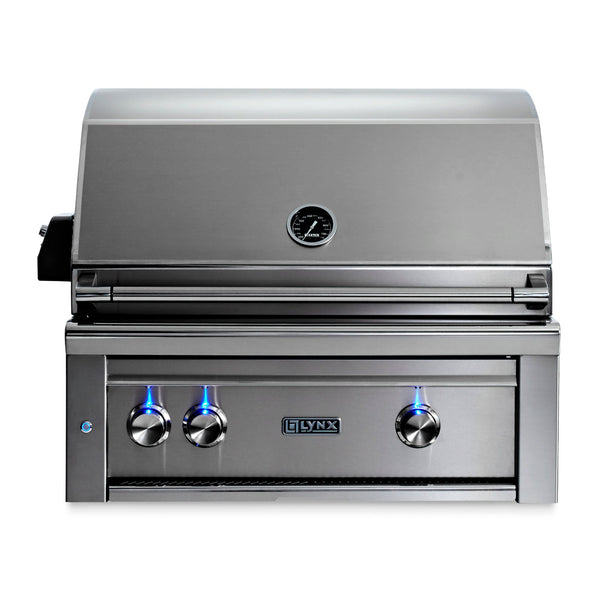 Lynx Professional 30-Inch Natural Gas Built-In Grill w/ Rotisserie - L30R-3-NG