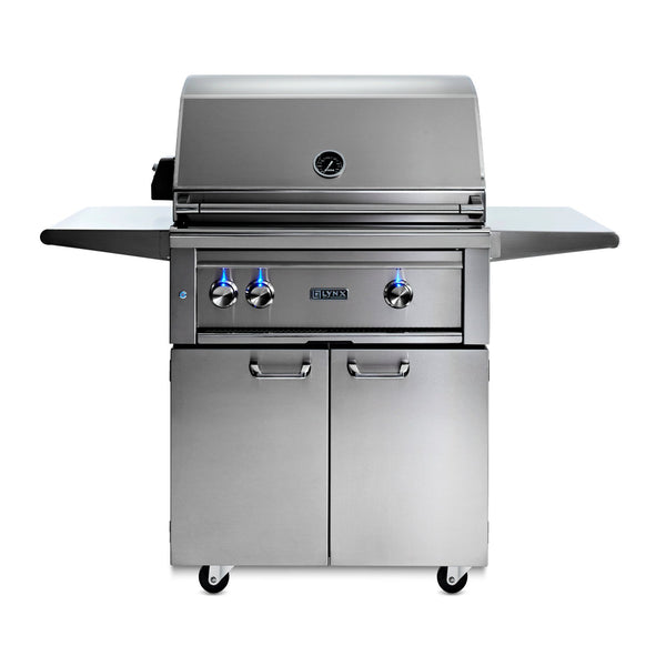 Lynx Professional 30-Inch Natural Gas Freestanding Grill -  All Trident Sear Burner w/ Rotisserie - L30ATRF-NG