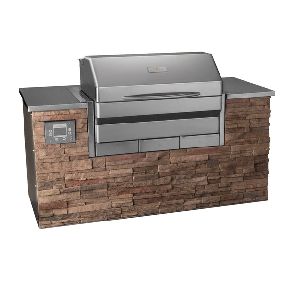 Memphis Elite ITC3 39-Inch Stainless Steel Built-In Wood Fire Pellet Smoker Grill w/ WiFi - VGB0002S