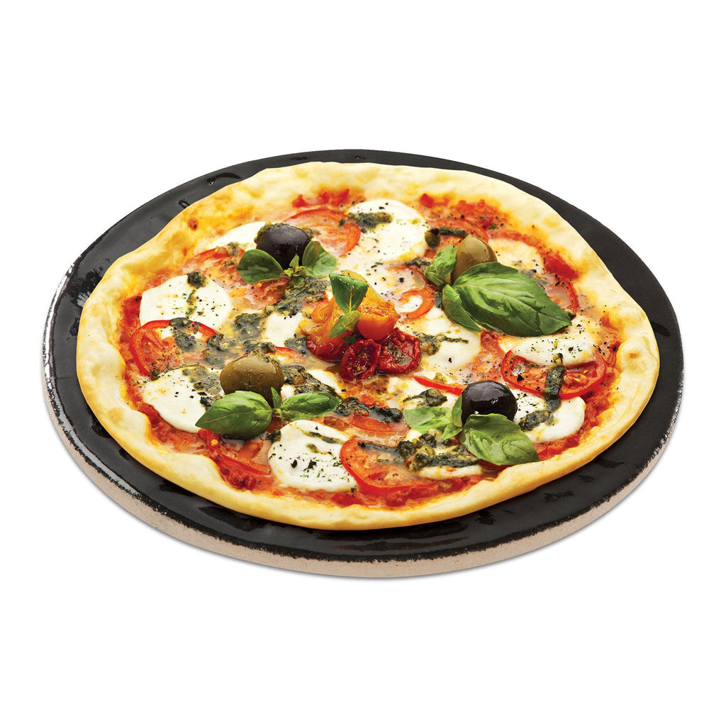Primo 15-Inch Glazed Ceramic Pizza or BakIng Stone for XL 400, Large 300 or Large Round Kamado - PG00338