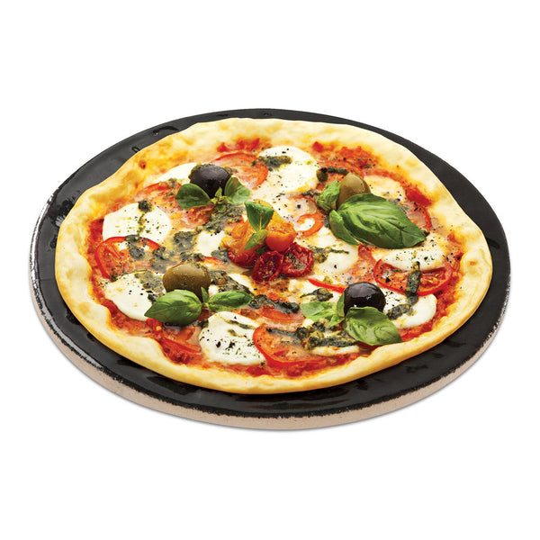 Primo 12-Inch Glazed Ceramic Pizza or BakIng Stone for XL 400, Large 300, Junior 200 or Large Round Kamado - PG00340