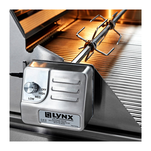 Lynx Professional 30-Inch Propane Gas Grill - All Trident Sear Burner w/ Rotisserie on Mobile Kitchen Cart - L30ATR-LP + LMKC54