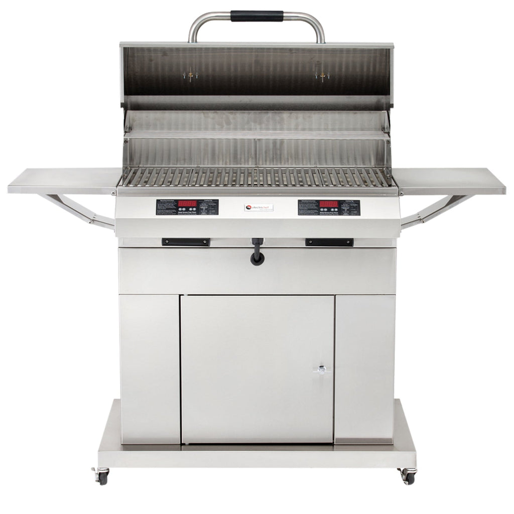 Electri-Chef Ruby 32-Inch 5280 Volt Electric Freestanding Grill On Cart With Dual Temperature Control - 4400-EC-448-CB-D-32