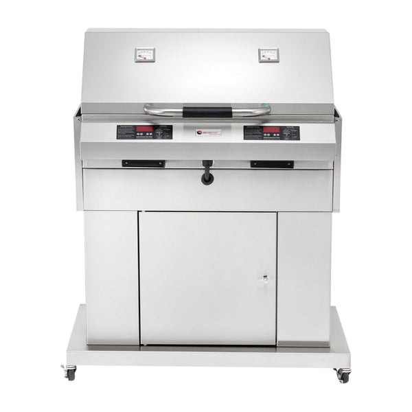 Electri-Chef Ruby 32-Inch 5280 Volt Electric Freestanding Grill On Cart With Dual Temperature Control - 4400-EC-448-CB-D-32