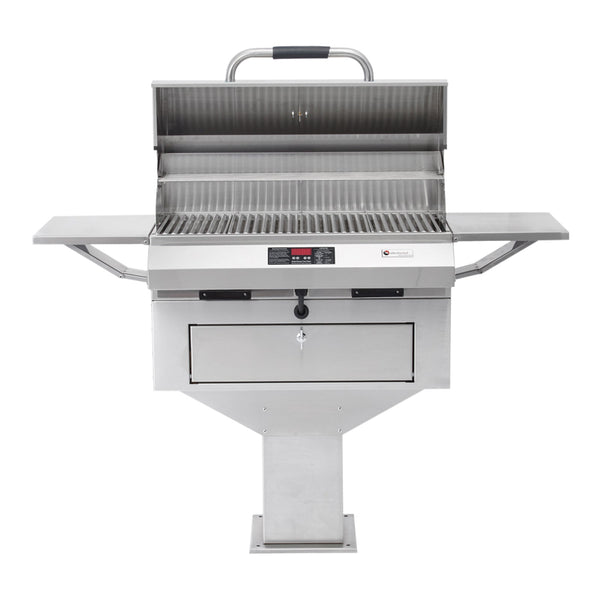 Electri-Chef Ruby 32-Inch 5280 Volt Electric Freestanding Grill On Pedestal Base With Single Temperature Control - 4400-EC-448-PB-S-32