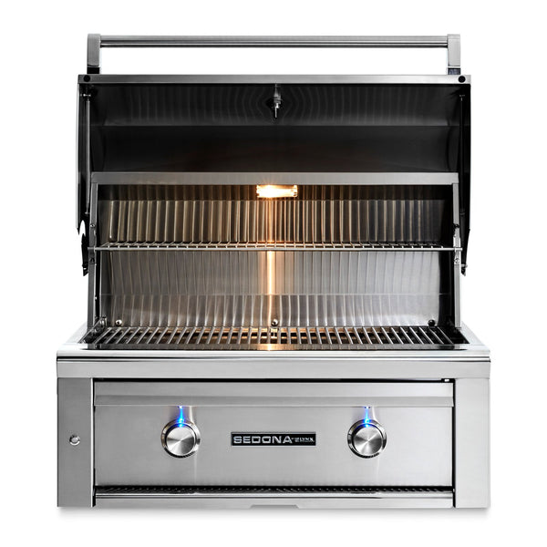 Sedona by Lynx 30-Inch Natural Gas Built-In Grill - 1 Stainless Steel Burner and 1 ProSear Burner - L500PS-NG
