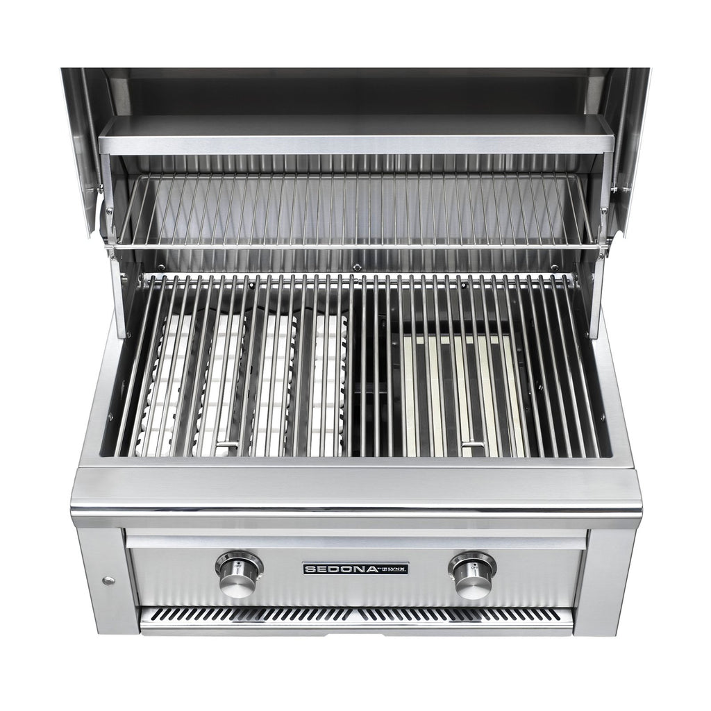 Sedona by Lynx 30-Inch Natural Gas Built-In Grill - 2 Stainless Steel Burners - L500-NG