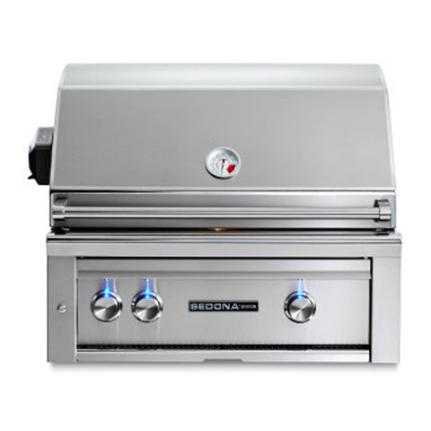 Sedona by Lynx 30-Inch Propane Gas Built-In Grill - 2 Stainless Steel Burners, w/ Rotisserie - L500R-LP