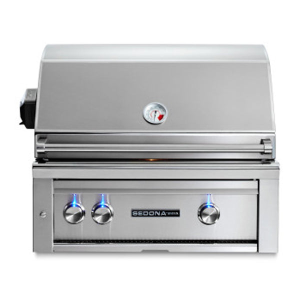 Sedona by Lynx 30-Inch Propane Gas Built-In Grill - 1 Stainless Steel Burner and 1 ProSear Burner, w/ Rotisserie - L501PSR-LP