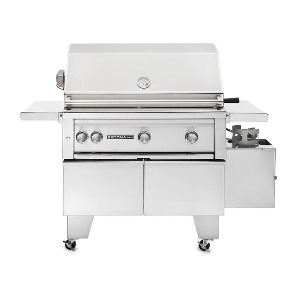 Sedona by Lynx 36-Inch Propane Gas ADA Compliant Freestanding Grill - 2 Stainless Steel Burner and 1 ProSear Burner, w/ Rotisserie - L600ADAR-LP